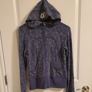 Lululemon blue zip up hoodie
